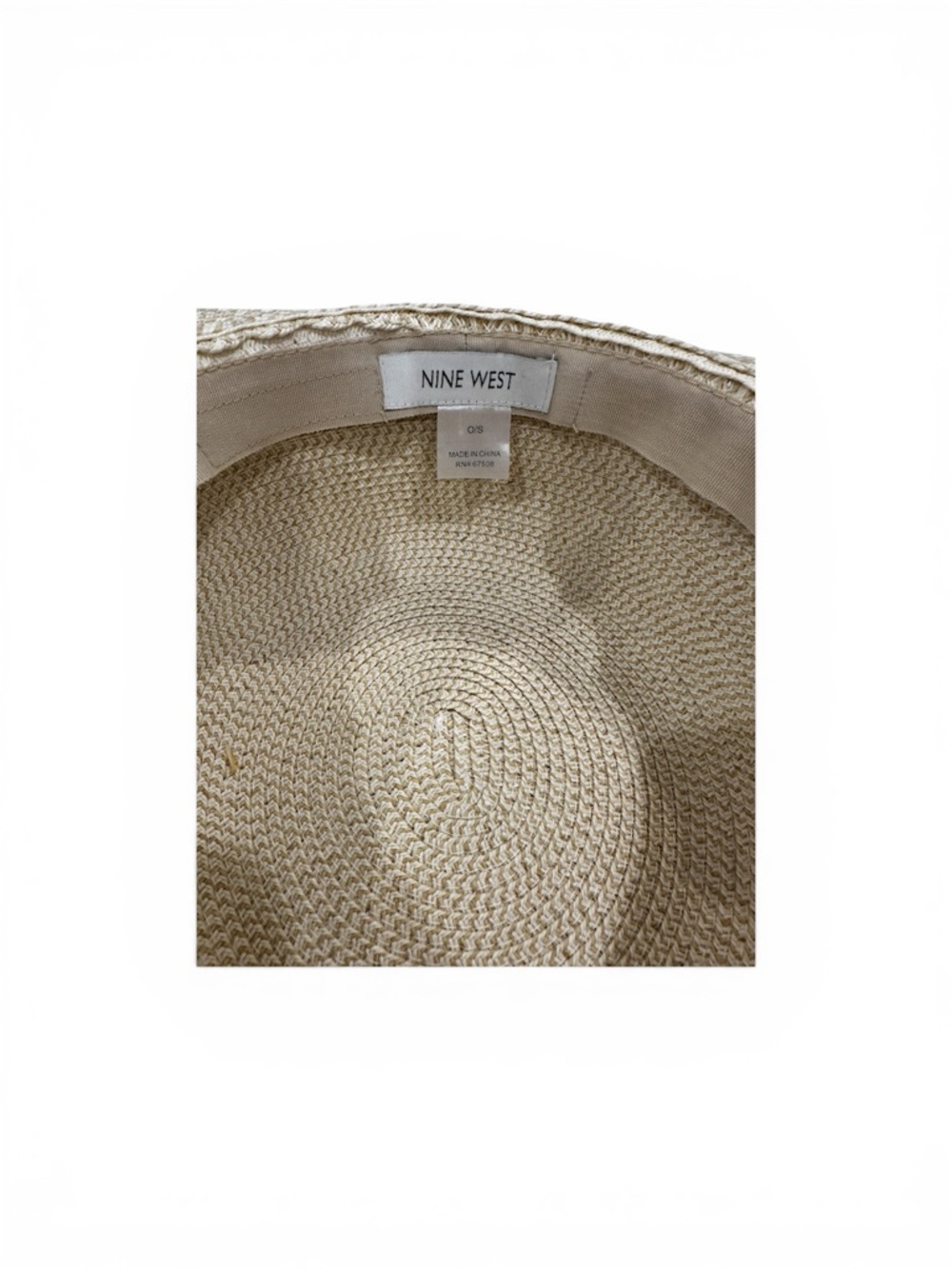 Wide Brim Nine West Hat Straw Hat - Picture 5 of 5